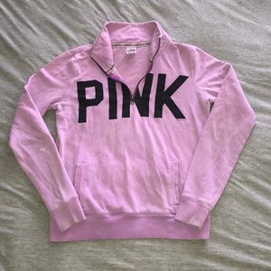 PINK Quarter-Zip Pullover